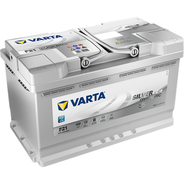 Batería Varta F21 Silver Dynamic Agm. 12V - 80Ah/800A (EN) 580 901 080 D85 2 Caja L4