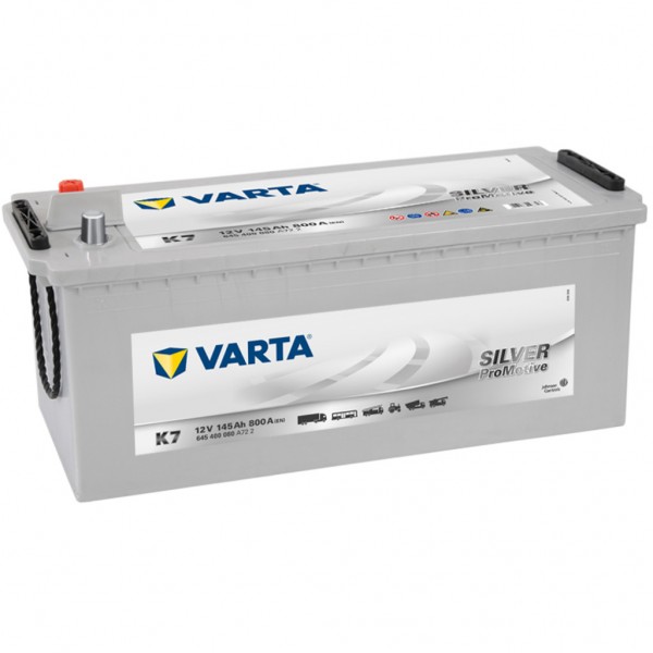 Batería Varta Promotive Shd K7. 12V - 145Ah/800A (EN) Caja A (513x189x223mm)