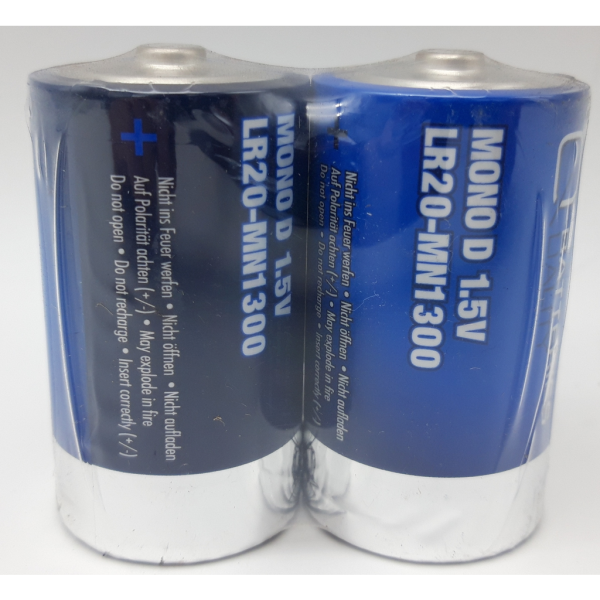 Pila Qbatteries D – BLISTER 2 Ud - 1,5V