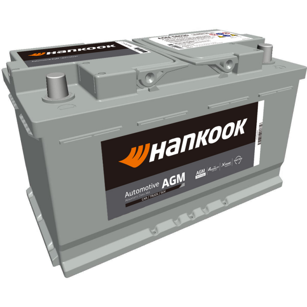 Batería Hankook AGM58020 . 12V - 80Ah/800A (EN) Caja L4 (314x174x190mm)