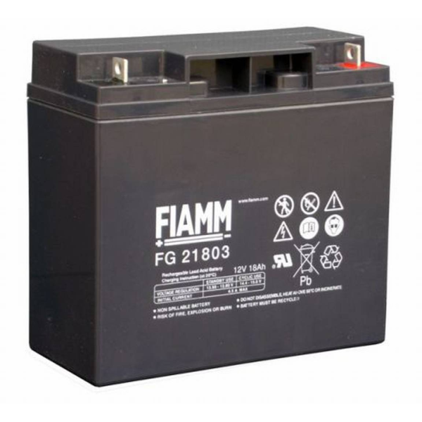 Batería Fiamm FG21803. 12V - 18Ah (181x76x167mm)