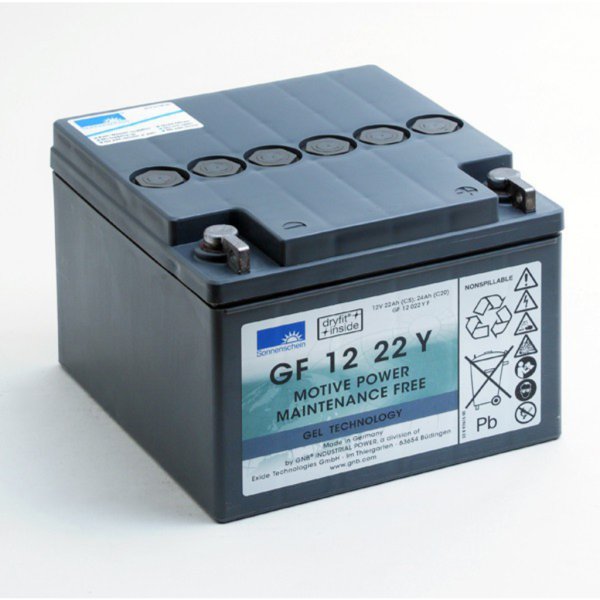 Batería Sonnenschein GF12022Y. 12V - 24Ah (167x176x126mm)
