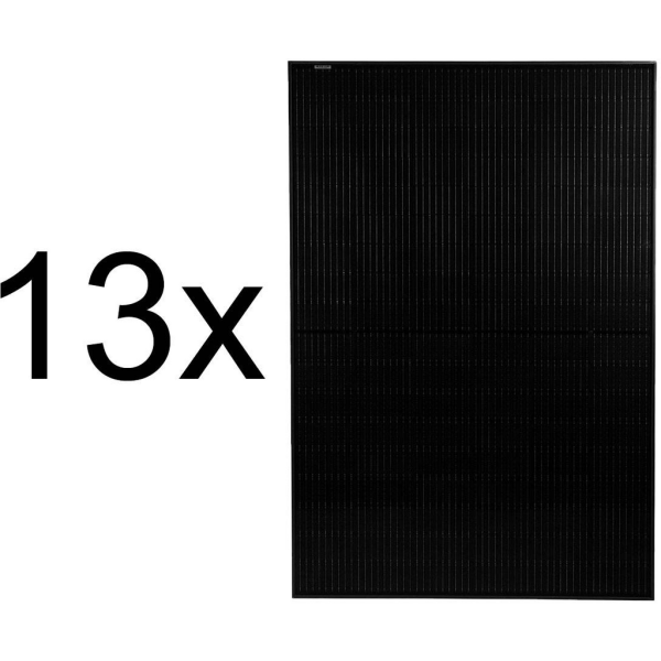 Kit placas solares 5200 W Sunpro Mono Full Black (13x)