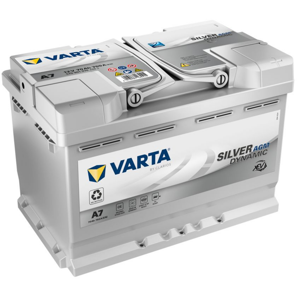 Batería Varta A7 - 12V 70Ah (C20) 760A
