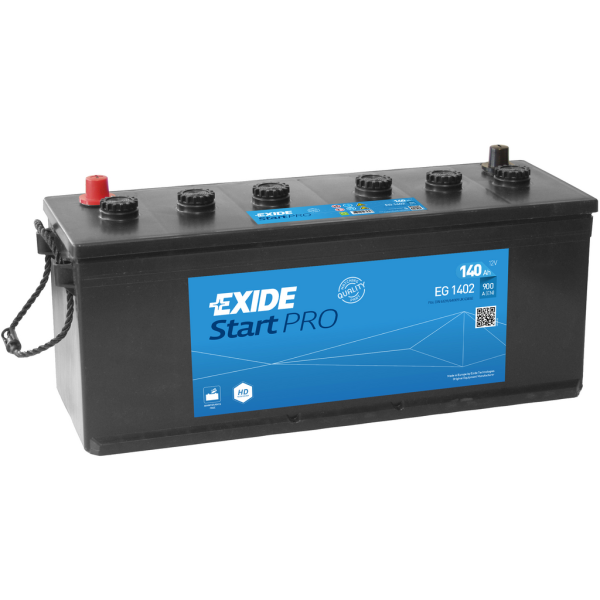 Batería Exide EG1402 Start Pro. 12V - 140Ah/900A (EN) (508x175x205mm)