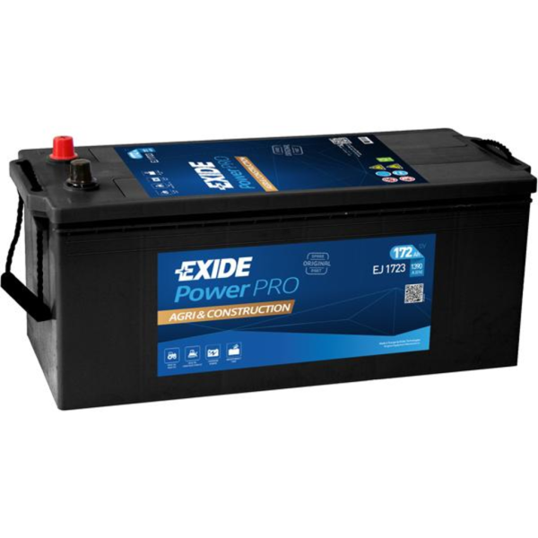 Batería Exide EJ1723 Start Pro. 12V - 172Ah/1390A (EN) Caja B (513x223x223mm)