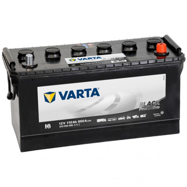 Batería Varta I6 Promotive Black. 12V - 110Ah/850A (EN) Caja D01 (413x175x220mm)
