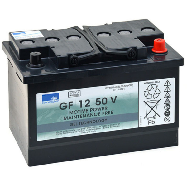 Batería Sonnenschein GF12050V . 12V - 55Ah Caja L3 (278x175x190mm)