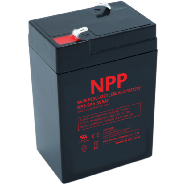 Batería Npp Power NP6-5AHT1. 6V - 5Ah (70x48x101mm)