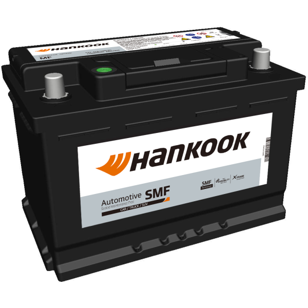 Batería Hankook MF57412 . 12V - 74Ah/680A (EN) Caja L3 (277x174x190mm)