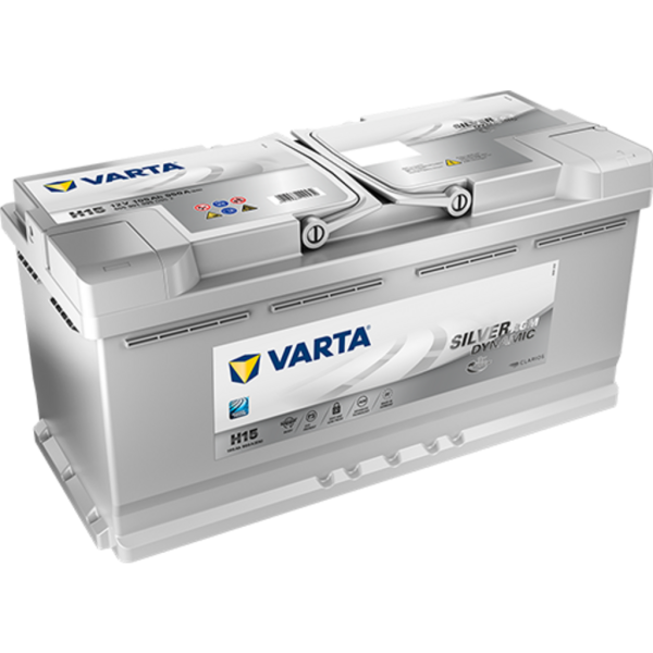 Batería Varta Silver Dynamic Agm H15. 12V - 105Ah/950A (EN) Caja L6 (393x175x190mm)