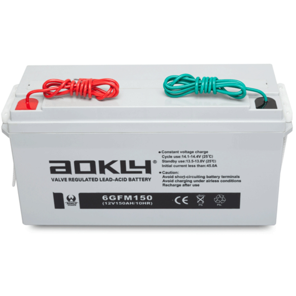 Batería Aokly 6GFM150 Agm Vrla Battery. Tecnología AGM. 12V - 150Ah (483x170x240mm)