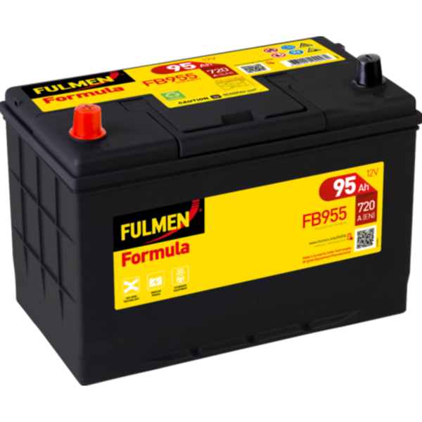 Batería Fulmen FB955 Formula. 12V - 95Ah/760A (EN) Caja D31