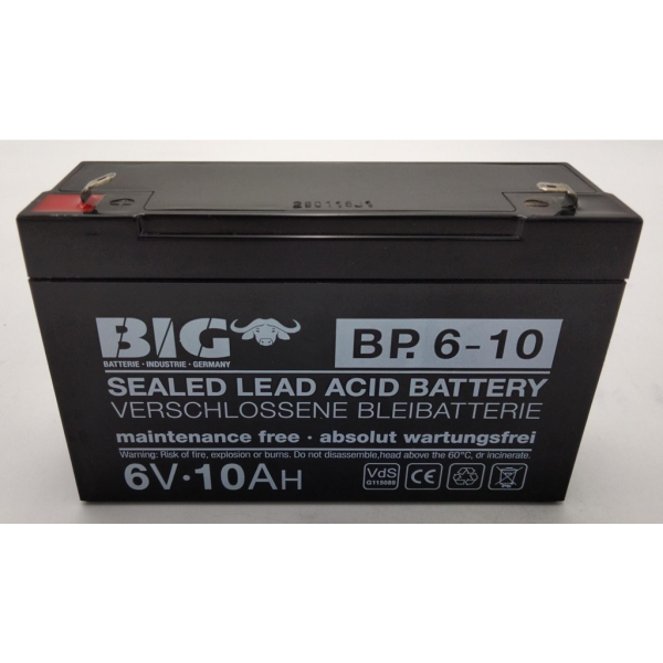 Batería Big BP6-10. 6V