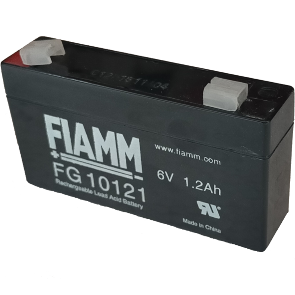 Batería Fiamm FG10121 . 6V - 1.2Ah (22x95x50mm)