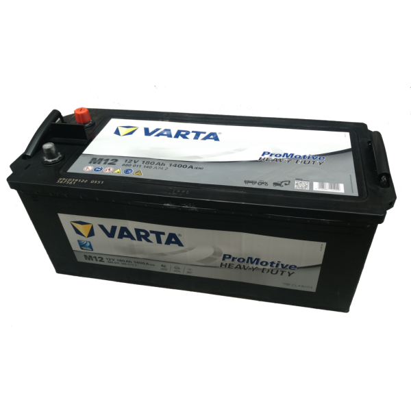 Batería Varta M12 Promotive Black. 12V - 180Ah/1400A (EN) 680 011 140 A74 2 Caja B