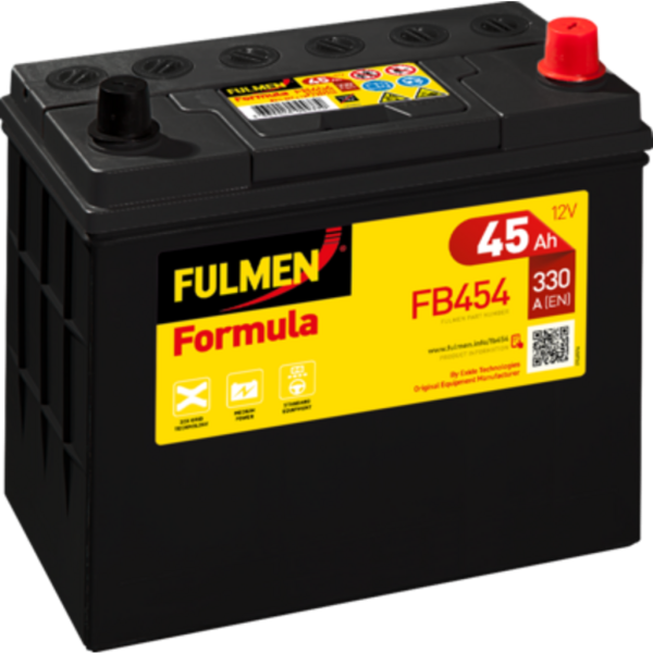 Batería Fulmen FB454. 12V - 45Ah/330A (EN) Caja B24