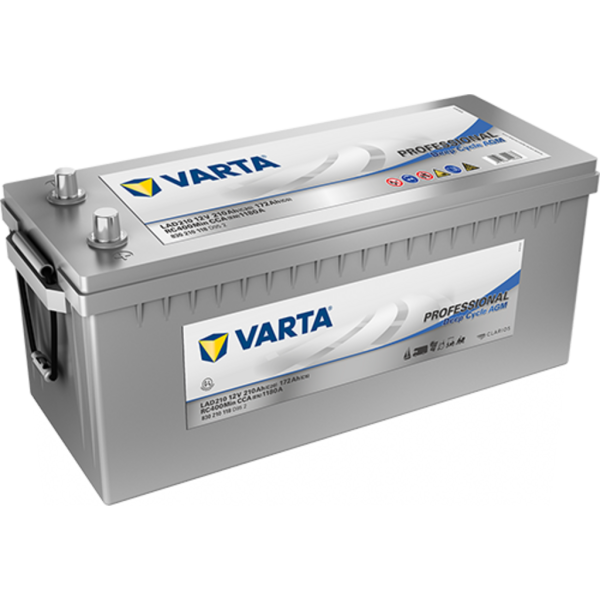 Batería Varta LAD210 Professional Dual Purpose. 12V - 210Ah/1180A (EN) (530x209x214mm)