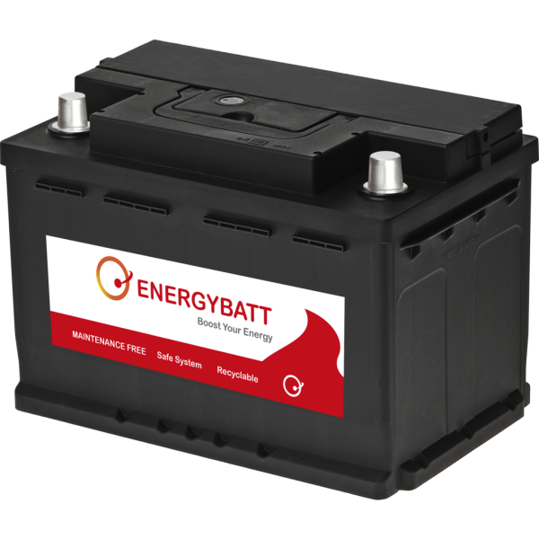 Batería Energybatt EBAGM70760D Start & Stop. Tecnología AGM. 12V - 70Ah/760A (EN) Caja L3 (277x174x1