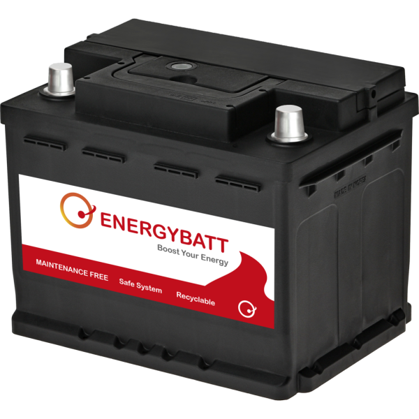 Batería Energybatt EBL255500I. 12V - 55Ah/500A (EN) Caja L2 (242x174x191mm)