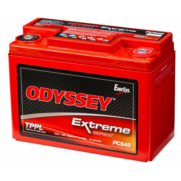 Batería Odyssey PC545. Tecnología AGM. 12V - 13Ah/150A (EN) (177,8x85,9x131,3mm)