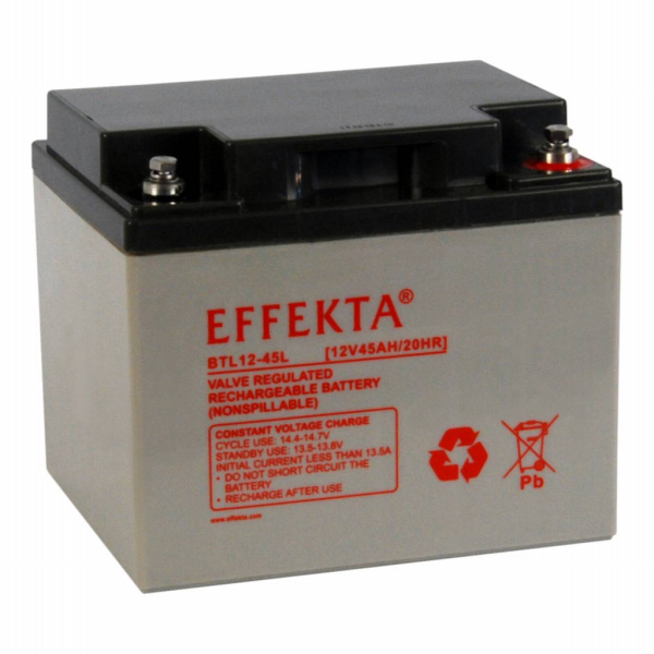 Batería Effekta BTL12-45L-EF Btl. 12V - 45Ah (198x166x170mm)