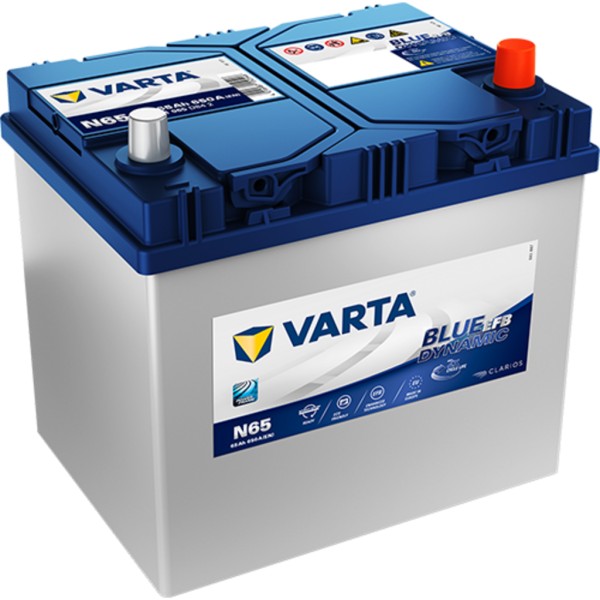 Batería Varta Blue Dynamic Efb N65. 12V - 65Ah/650A (EN) Caja D23 (232x173x225mm)
