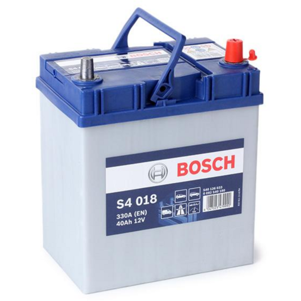 Batería Bosch S4018 S4. 12V - 40Ah/330A (EN) Caja B19