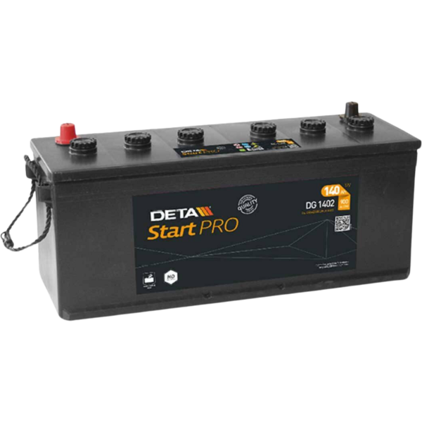 Batería Deta DG1402 Start Pro. 12V - 140Ah/900A (EN) (508x175x205mm)