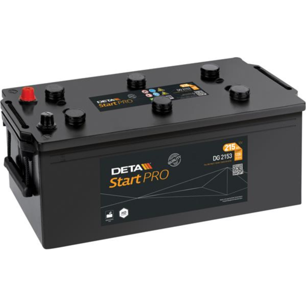 Batería Deta DG2153 Start Pro. 12V - 215Ah/1200A (EN) Caja C