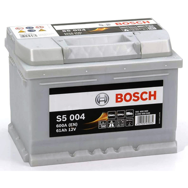 Batería Bosch S5004 S5. 12V - 61Ah/600A (EN) Caja LB2