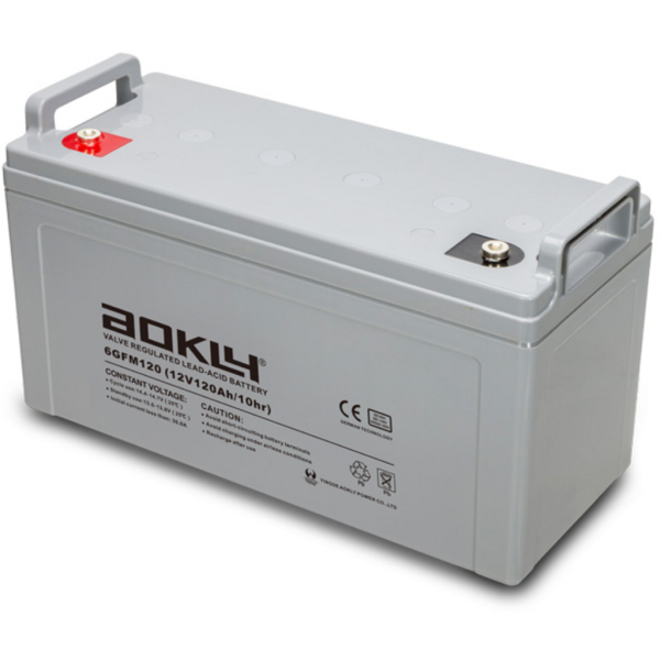 Batería Aokly 6GFM120 Agm Vrla Battery. Tecnología AGM. 12V - 120Ah (409x177x207mm)