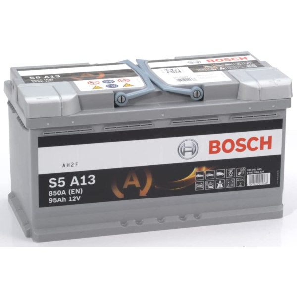 Batería Bosch S5A13 S5 - Agm. Tecnología AGM. 12V - 95Ah/850A (EN) Caja L5