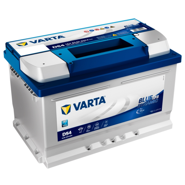 Batería Varta D54 Blue Dynamic Efb. Tecnología EFB. 12V - 65Ah/650A (EN) 565 500 065 D84 2 Caja LB3