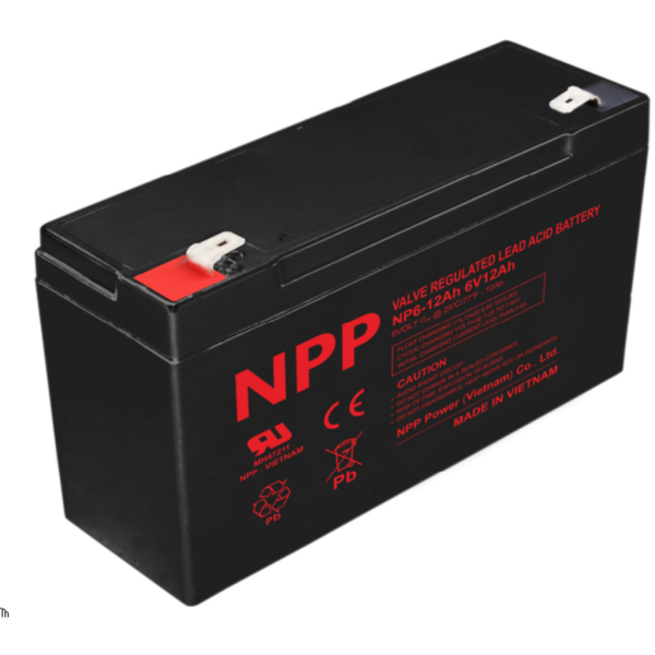 Batería Npp Power NP6-12AHT2 . 6V - 11Ah (151x34x94mm)