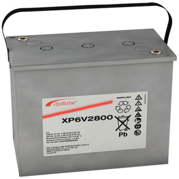 Batería Exide XP6V2800 Sprinter. 6V - 195Ah (309x172x241mm)