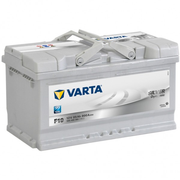 Batería Varta F19 Silver Dynamic. 12V - 85Ah/800A (EN) Caja L4 (315x175x190mm)