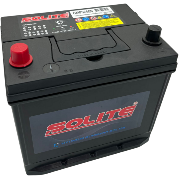 Batería Solite CMF56069 Cmf Caja Japonesa. 12V - 60Ah/520A (EN) Caja D23 (230x168x200mm)