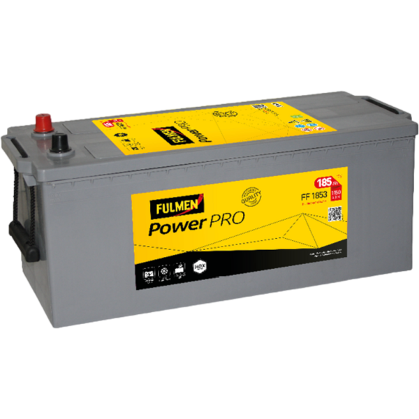 Batería Fulmen FF1853 Power Pro Hdx. 12V - 185Ah/1150A (EN) Caja B (513x223x223mm)