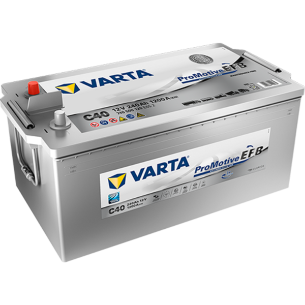 Batería Varta C40 Promotive Efb. Tecnología EFB. 12V - 240Ah/1200A (EN) 740 500 120 E65 2 Caja C