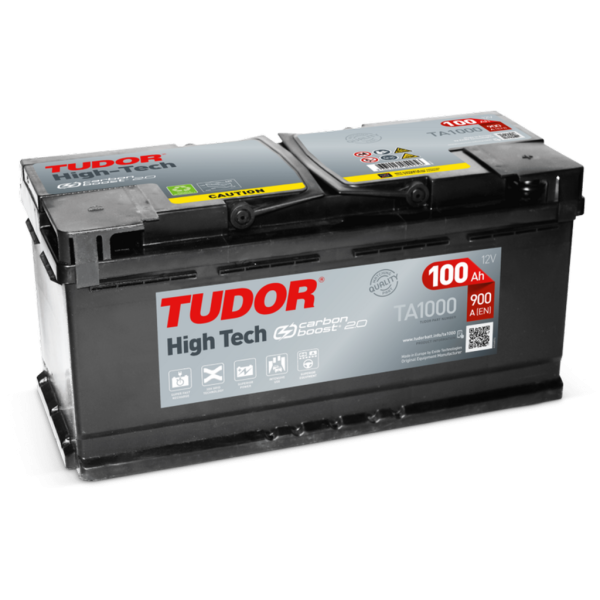 Batería Tudor TA1000 High-Tech. 12V - 100Ah/900A (EN) Caja L5
