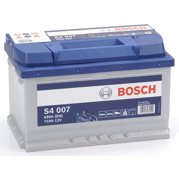 Batería Bosch S4007 S4. 12V - 72Ah/680A (EN) Caja LB3