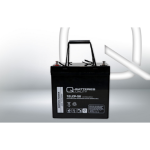 Batería Qbatteries 12LCP-56 Agm Deep Cycle Battery. Tecnología AGM. 12V - 56Ah (229x138x210mm)