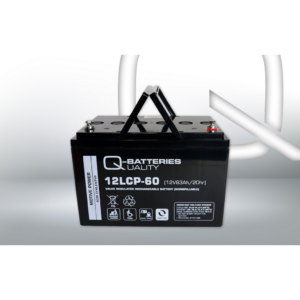 Batería Qbatteries 12LCP-60 Agm Deep Cycle Battery. Tecnología AGM. 12V - 63Ah (260x160x178mm)