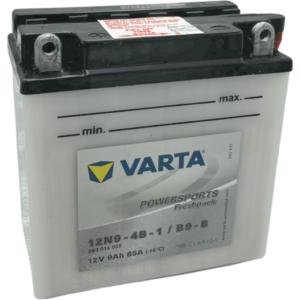 Batería Varta 12N9-4B-1 Motocicleta. 12V - 9Ah/80A (EN) (136x76x139mm)