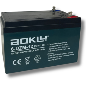 Batería Aokly 6DZM12 Agm Vrla Battery. 12V - 12Ah (151x98x95mm)