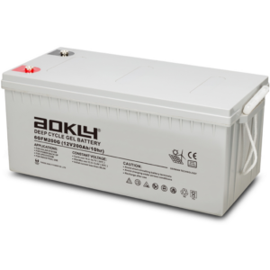 Batería Aokly 6GFM200G Gel Vrla. Tecnología GEL. 12V - 200Ah (522x240x218mm)
