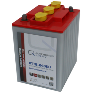 Batería Qbatteries 6TTB-240EU Tubular Plate Battery. 6V - 240Ah (242x190x275mm)