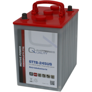 Batería Qbatteries 6TTB-245US Tubular Plate Battery. 6V - 245Ah (260x180x275mm)