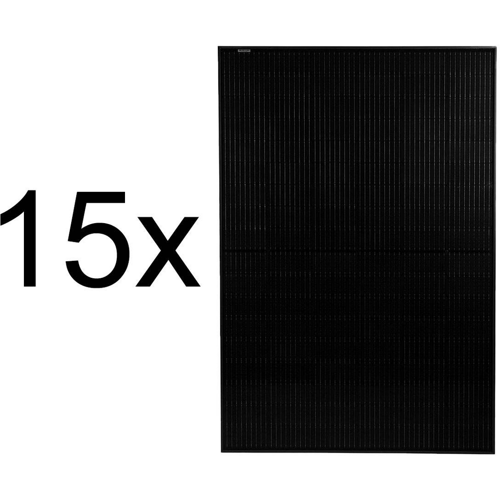 Kit placas solares 6000 W Sunpro Mono Full Black (15x) 2 Kit placas solares 6000 W Sunpro Mono Full Black (15x) - Imagen 2